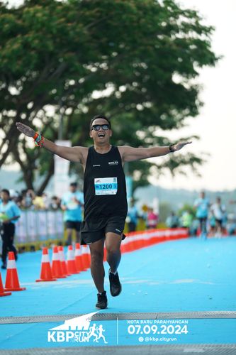 Race photo from KBP City Run 2024