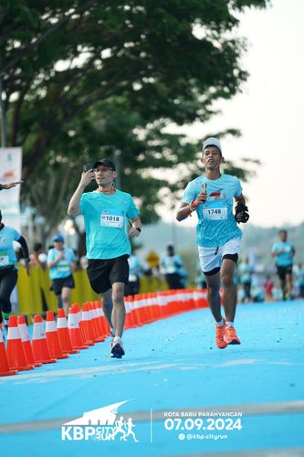 Race photo from KBP City Run 2024