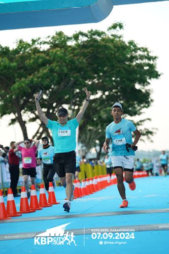 Race photo from KBP City Run 2024