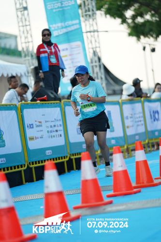 Race photo from KBP City Run 2024