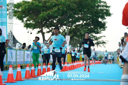 Race photo from KBP City Run 2024