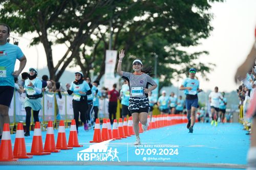 Race photo from KBP City Run 2024