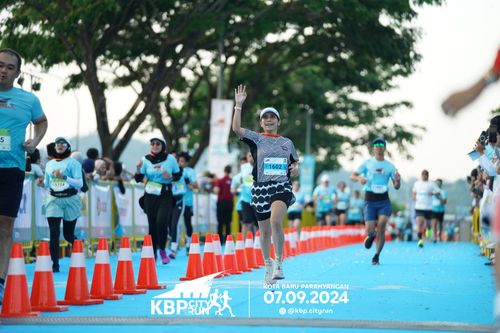 Race photo from KBP City Run 2024