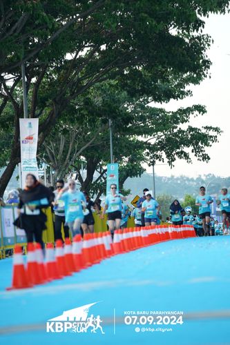 Race photo from KBP City Run 2024