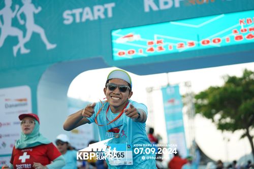 Race photo from KBP City Run 2024