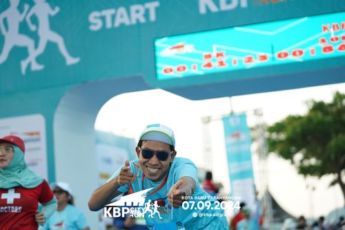 Race photo from KBP City Run 2024