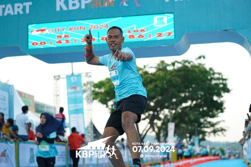 Race photo from KBP City Run 2024