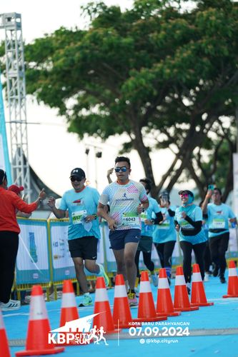 Race photo from KBP City Run 2024