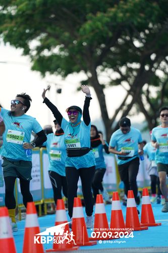 Race photo from KBP City Run 2024