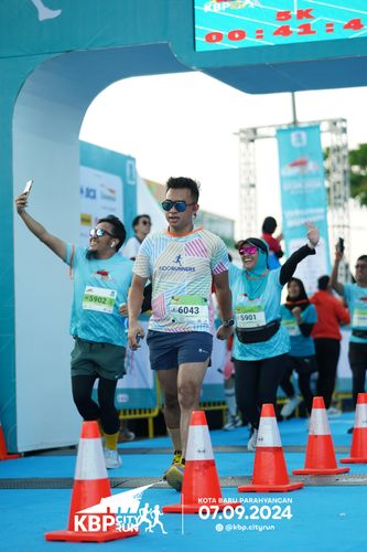 Race photo from KBP City Run 2024