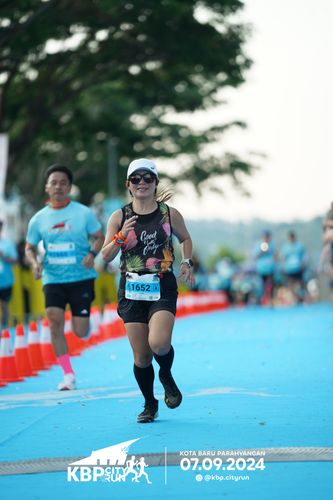Race photo from KBP City Run 2024