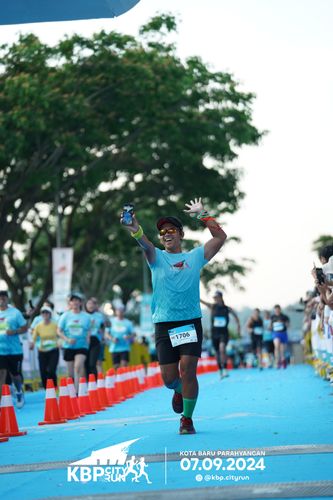 Race photo from KBP City Run 2024