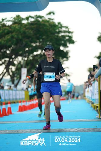 Race photo from KBP City Run 2024