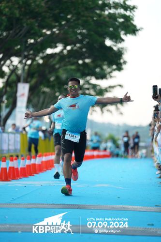 Race photo from KBP City Run 2024