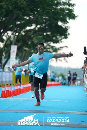 Race photo from KBP City Run 2024