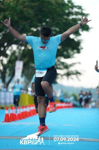 Race photo from KBP City Run 2024