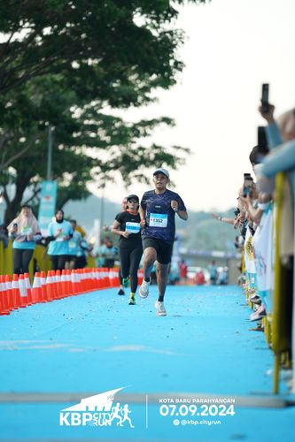 Race photo from KBP City Run 2024