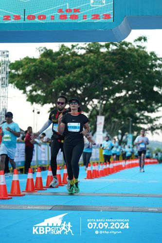 Race photo from KBP City Run 2024