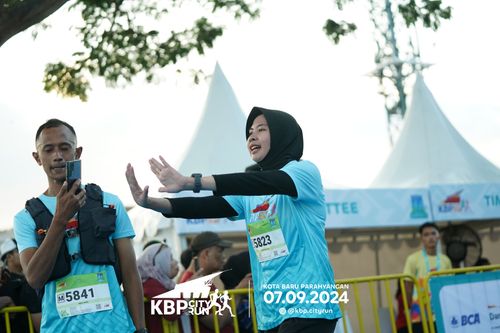 Race photo from KBP City Run 2024