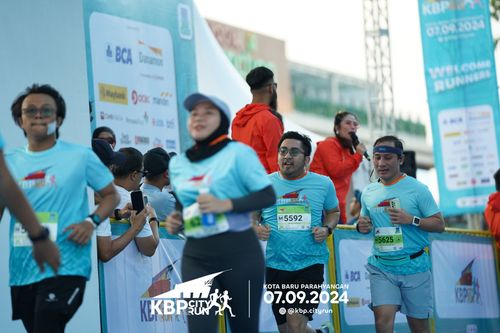 Race photo from KBP City Run 2024