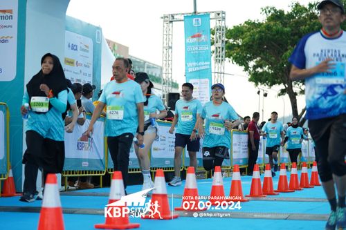 Race photo from KBP City Run 2024