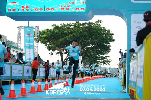 Race photo from KBP City Run 2024