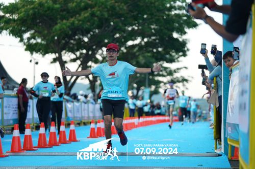 Race photo from KBP City Run 2024