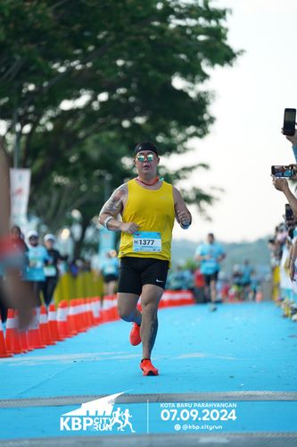 Race photo from KBP City Run 2024