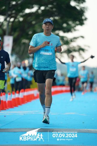 Race photo from KBP City Run 2024