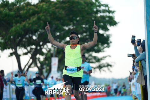 Race photo from KBP City Run 2024