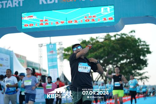 Race photo from KBP City Run 2024