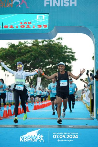 Race photo from KBP City Run 2024