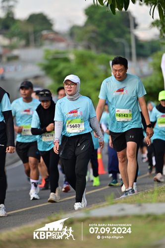 Race photo from KBP City Run 2024
