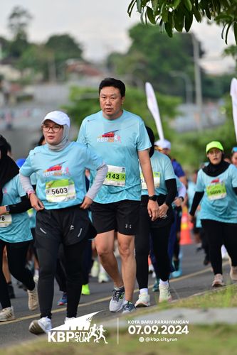 Race photo from KBP City Run 2024