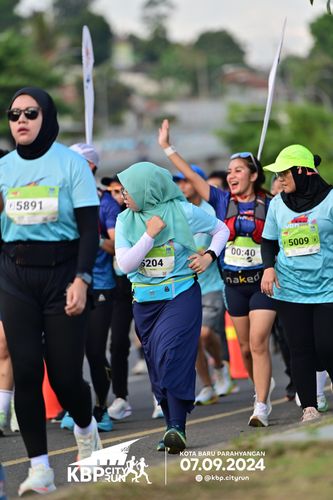Race photo from KBP City Run 2024