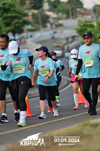 Race photo from KBP City Run 2024