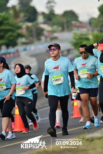 Race photo from KBP City Run 2024