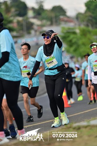 Race photo from KBP City Run 2024