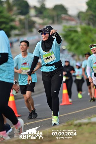 Race photo from KBP City Run 2024