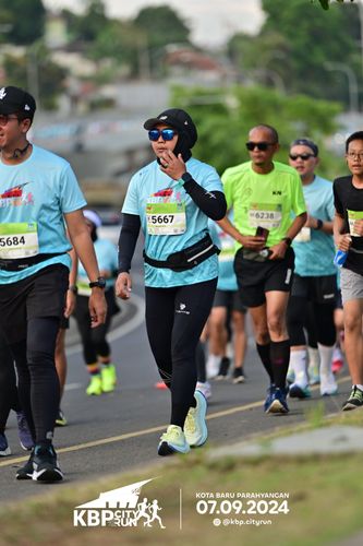 Race photo from KBP City Run 2024