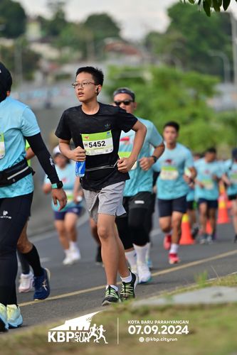 Race photo from KBP City Run 2024