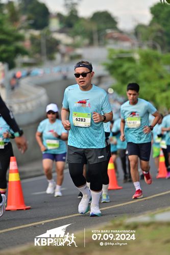 Race photo from KBP City Run 2024