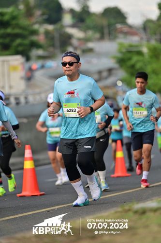 Race photo from KBP City Run 2024