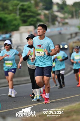 Race photo from KBP City Run 2024