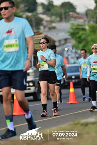 Race photo from KBP City Run 2024