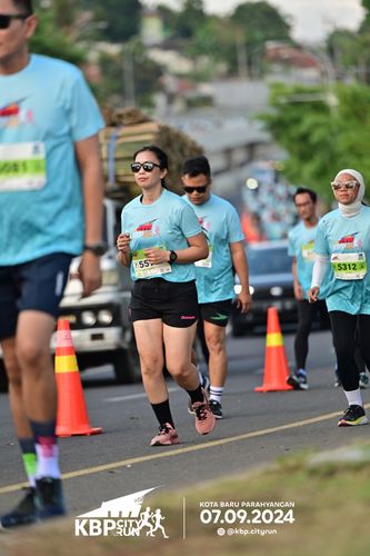 Race photo from KBP City Run 2024