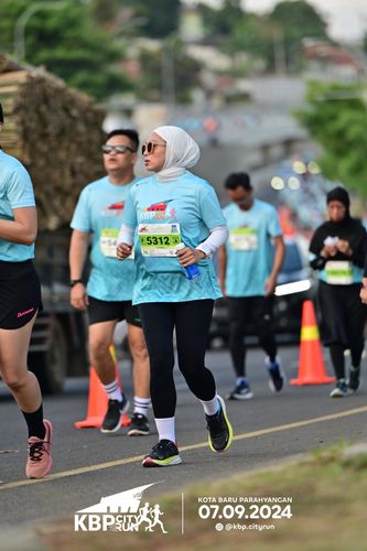 Race photo from KBP City Run 2024