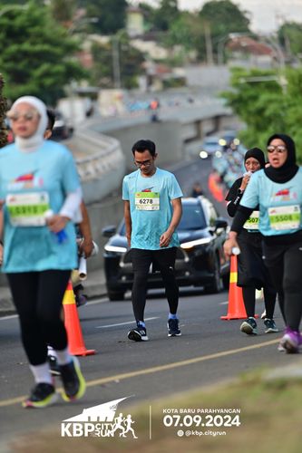 Race photo from KBP City Run 2024