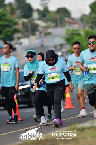 Race photo from KBP City Run 2024
