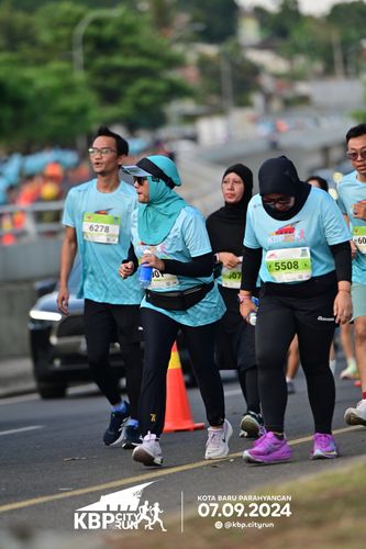 Race photo from KBP City Run 2024